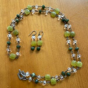 Silpada Necklace and Earrings Set